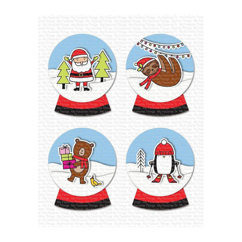 My Favorite Things Clear 4"x 6" Stamp Set - Snow Globe Singles*