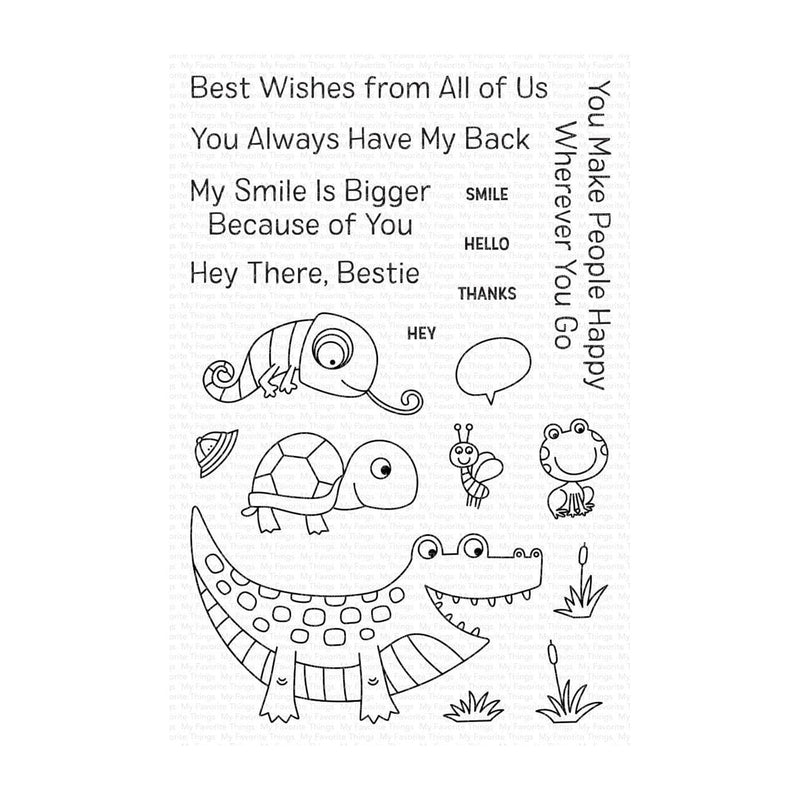 My Favorite Things Clear Stamps 4"x 6" - My Smile Is Bigger Because of You*