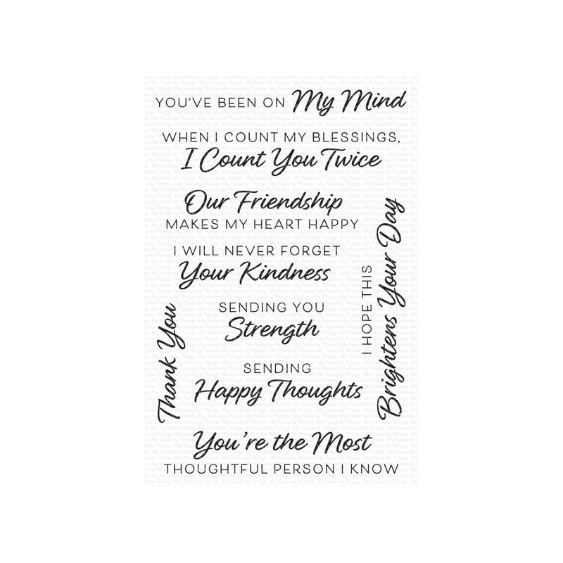 My Favorite Things Clear Stamps 10cm x 15cm - 9 pack - Thoughtful Greetings*