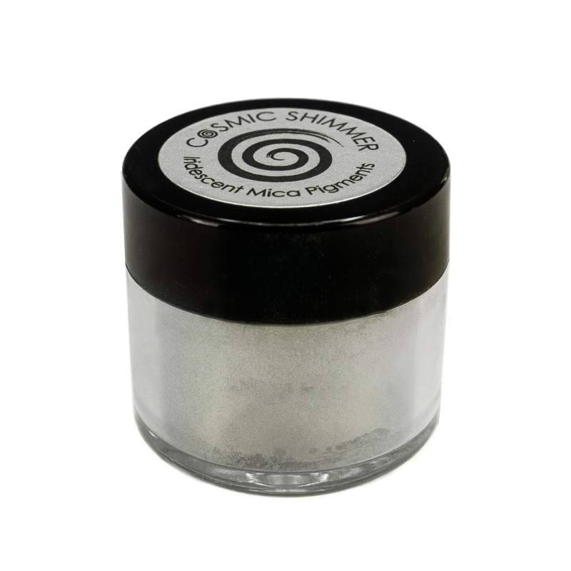 Cosmic Shimmer Iridescent Mica Pigment 20ml - Platinum^