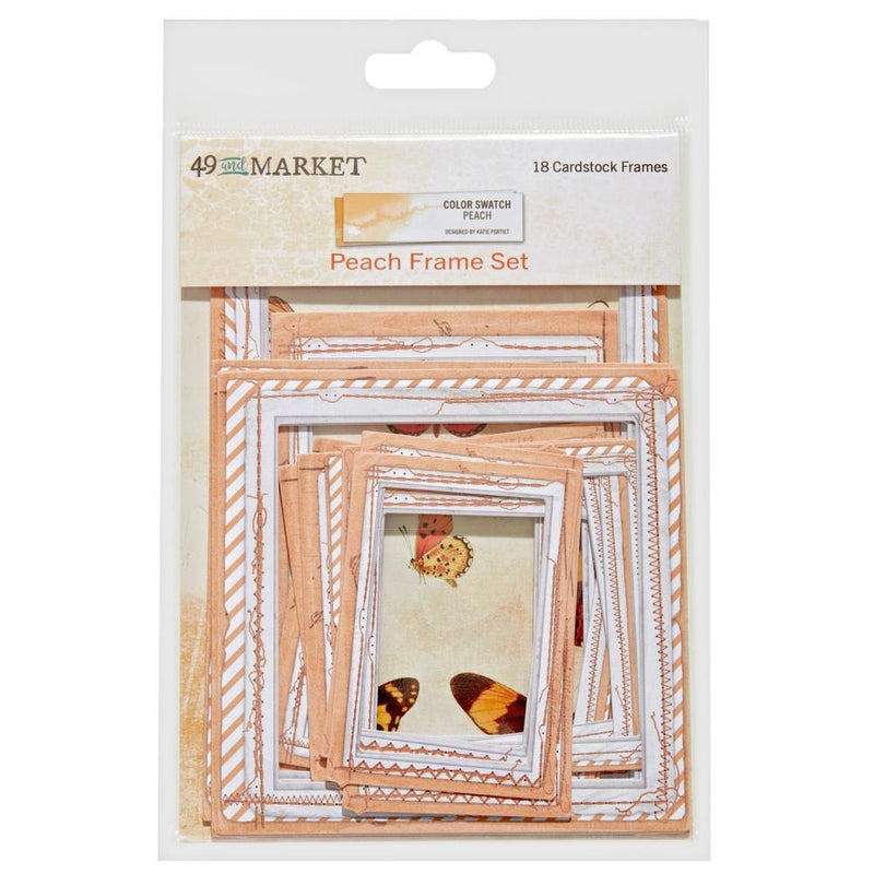 49 And Market Colour Swatch Peach Frame Set