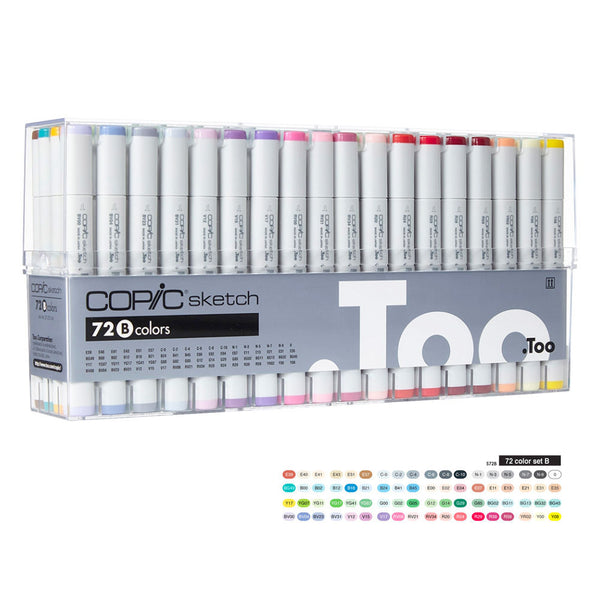 Copic Sketch Markers: 72 Color Set C