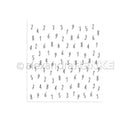 Alexandra Renke School Clear Stamps - Numbers Mix