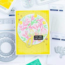 Pinkfresh Studio Stencils A2 5 pack - Floral Print Circle*