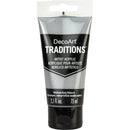 DecoArt Traditions Artists Acrylic Paint 2.54oz - Medium Grey Value 6*