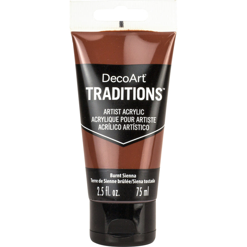 DecoArt Traditions Artists Acrylic Paint 2.54oz - Burnt Sienna*