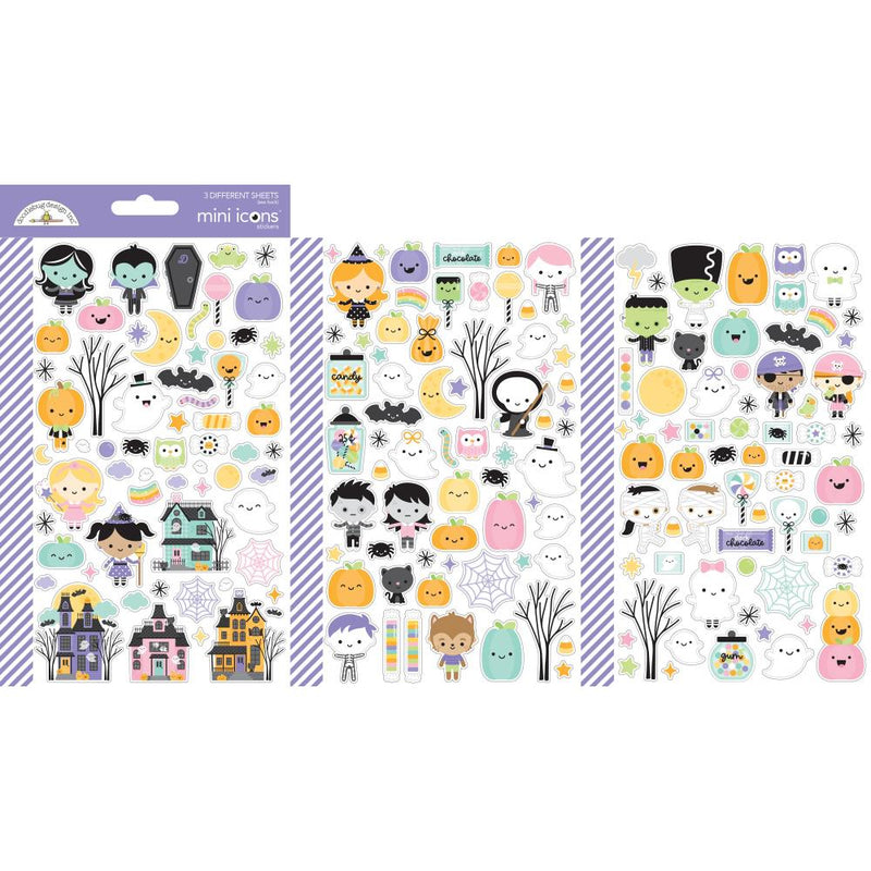 Doodlebug Mini Cardstock Stickers Sweet & Spooky