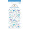 Doodlebug Sprinkles Adhesive Enamel Shapes Snow Much Fun*