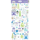 Doodlebug Cardstock Stickers Icons, Snow Much Fun*