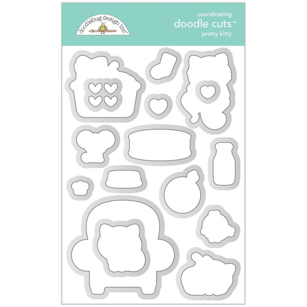 Doodlebug Doodle Cuts Dies Pretty Kitty