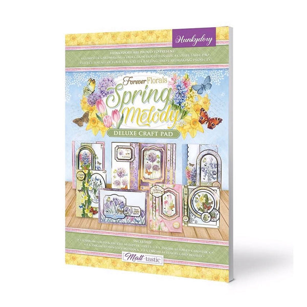 Hunkydory Deluxe Craft Pads - Forever Florals - Spring Melody*