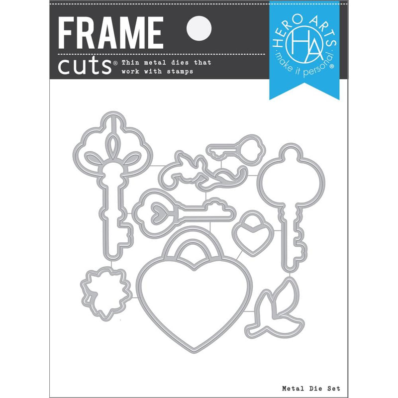 Hero Arts Frame Cut Dies - Key To My Heart*