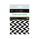 Deco Foil White Toner Sheets 4.25"x 5.5" 8 pack - Chic Chevrons*