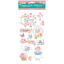 Stamperia Adhesive Chipboard 6"X12" 16 pack - Mi Primera Ilusion Nina X Johanna Rivero*