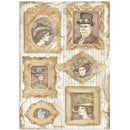 Stamperia Rice Paper Sheet A4 - Frames, Lady Vagabond Lifestyle*