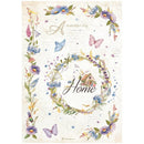 Stamperia rice paper sheet A4 - Create Happiness - Welcome Home Garland*
