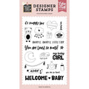 Echo Park Special Delivery Baby Girl Stamps Oh Baby Girl*