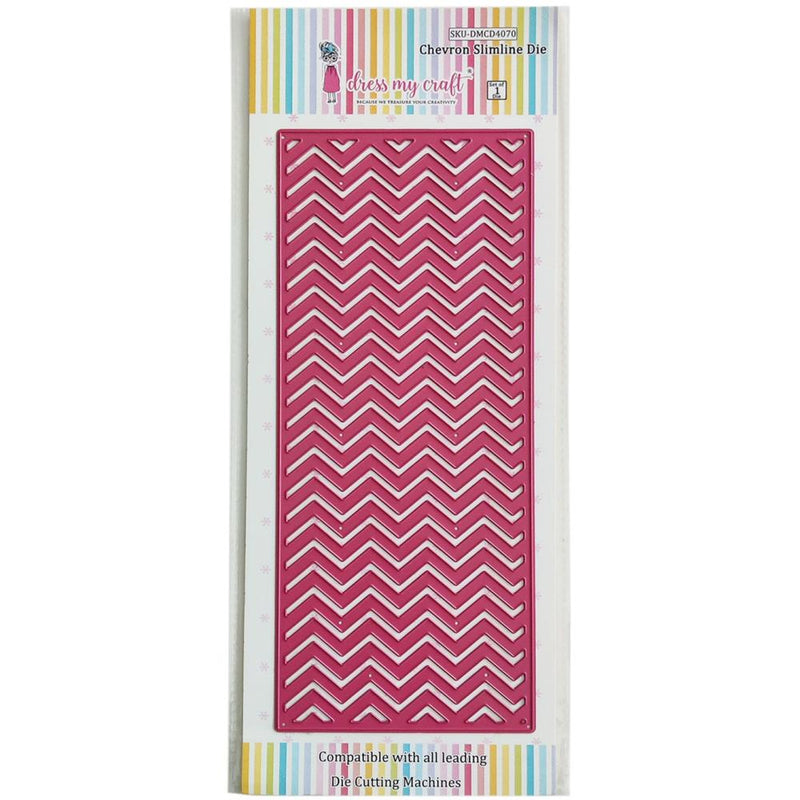 Dress My Craft Dies Chevron Slimline*