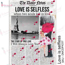 Dress My Craft Transfer Me Sheet A4 - Love is Selfless*