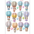 Dress My Craft Transfer Me Sheet A4 - Chickoo & Hot Air Balloon*
