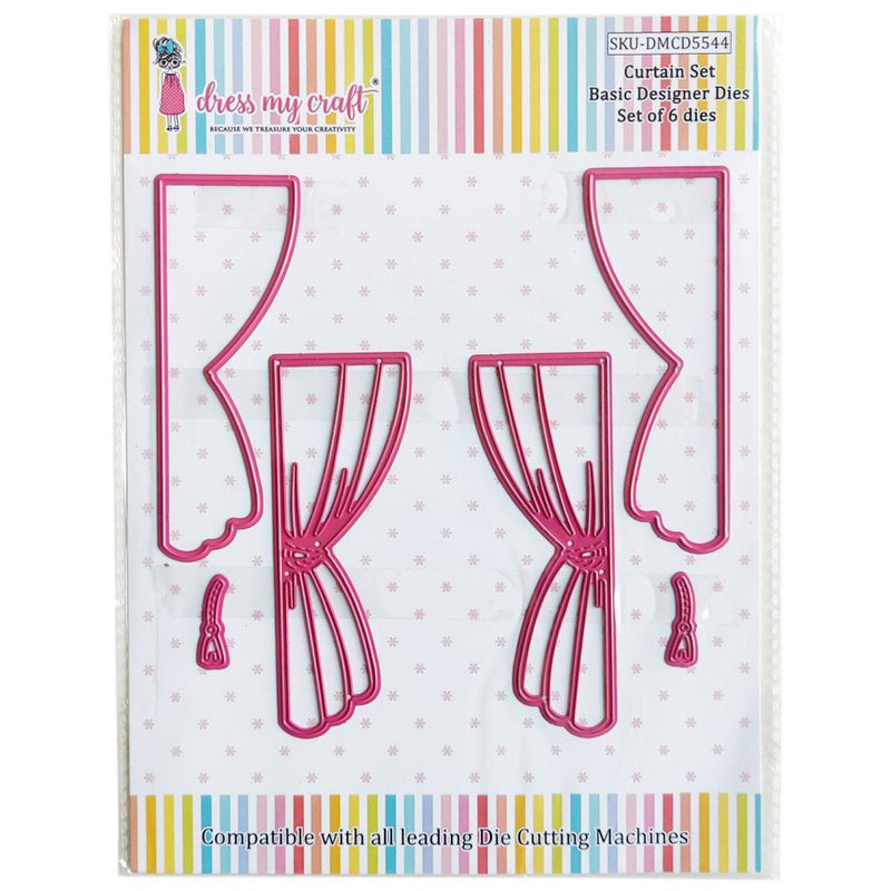 Dress My Craft Basic Designer Dies Curtain Set*