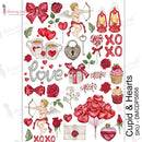 Dress My Craft Transfer Me Sheet A4 - Cupid & Hearts*