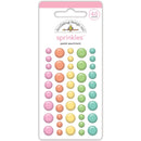 Doodlebug Sprinkles Adhesive Enamel Shapes Pastel Assortment