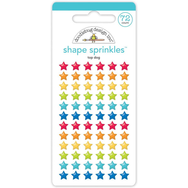 Doodlebug Sprinkles Adhesive Enamel Shapes Top Dog