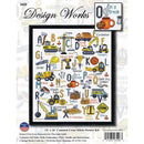 Design Works Counted Cross Stitch Kit 12"X16" - Construction ABC (14 Count)