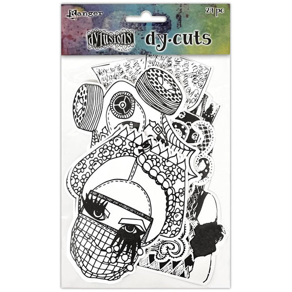 Dyan Reaveley's Dylusions Dy-Cuts 24pk - Surviving*