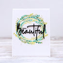 Pinkfresh Studio Clear Stamp Set 4 inchX6 inch - Delicate Wreath*