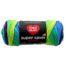 Red Heart Super Saver Yarn -  Parrot Stripe - 141g