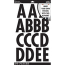 Sticko Alphabet Stickers - Black Poster