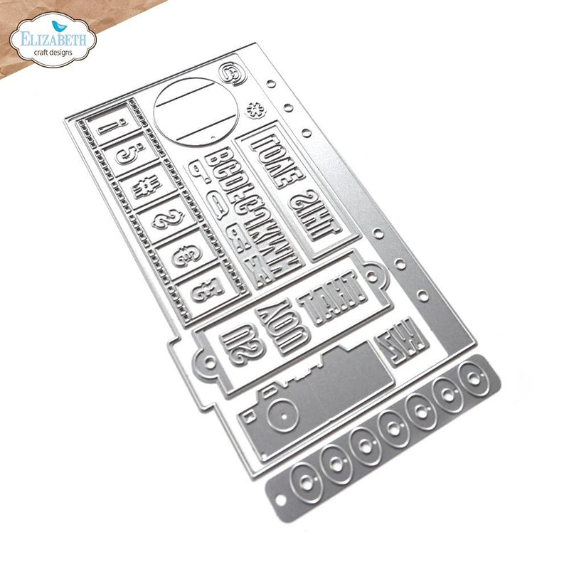 Elizabeth Craft Metal Dies Tab 5 with sliders