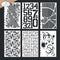 Elizabeth Craft Stencils 6/Pkg Planner Stencils 4