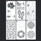 Elizabeth Craft Stencils 6/Pkg Journal Stencils 2