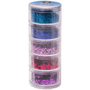 Studio Light Glitters 5/Pkg Nr. 04, Blue/Purple*