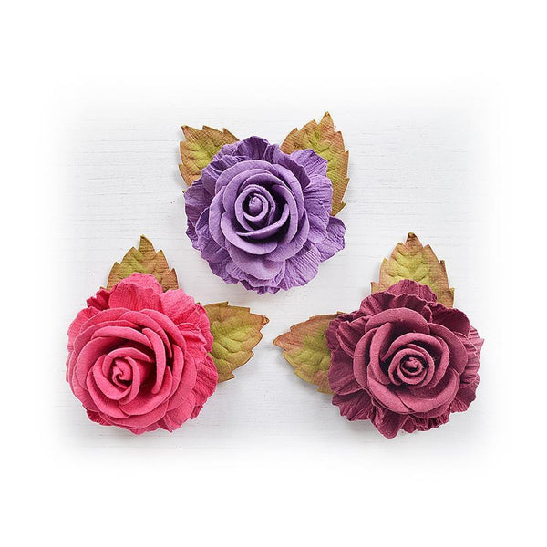 Little Birdie Eva Paper Flowers 3 pack - Birds And Berries*