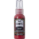 Folkart Dots Acrylic Paint 2oz - Red Ribbon