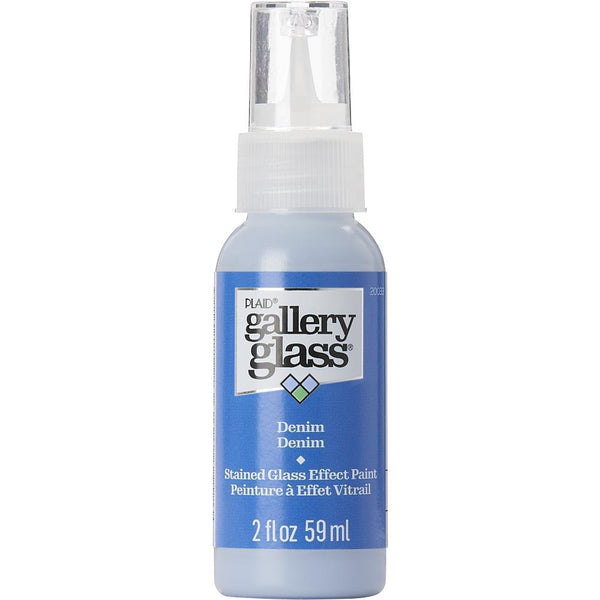 FolkArt Gallery Glass Paint 2oz - Denim