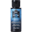 Folkart Invisible Glow Acrylic Paint 2oz - Blue Beam