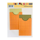 The Paper Loft Flip-Flops - Two Mini Pockets with Inserts - Orange Pockets*
