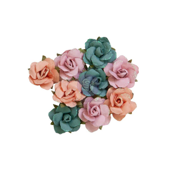 Prima Marketing Mulberry Paper Flowers  - Majestic/Indigo*