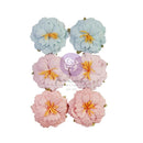 Prima Marketing Paper Flowers 6 pack  Sweet Vintage, French Blue*