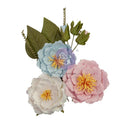 Prima Marketing Paper Flowers 10 pack  Enveloping Feeling, French Blue*