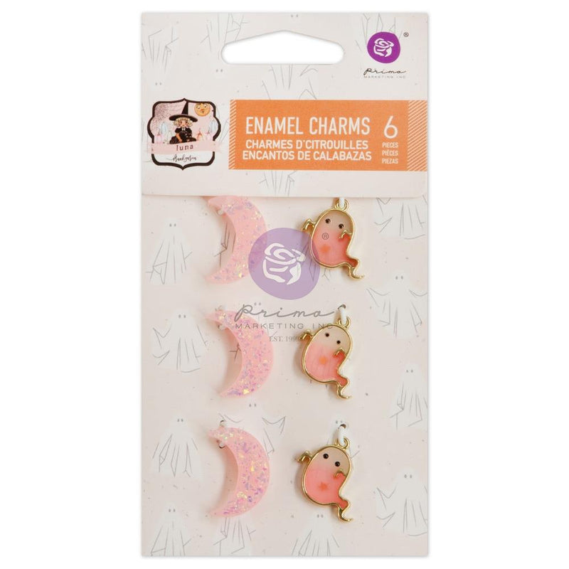 Prima Marketing Luna Enamel Charms 6 Pack*