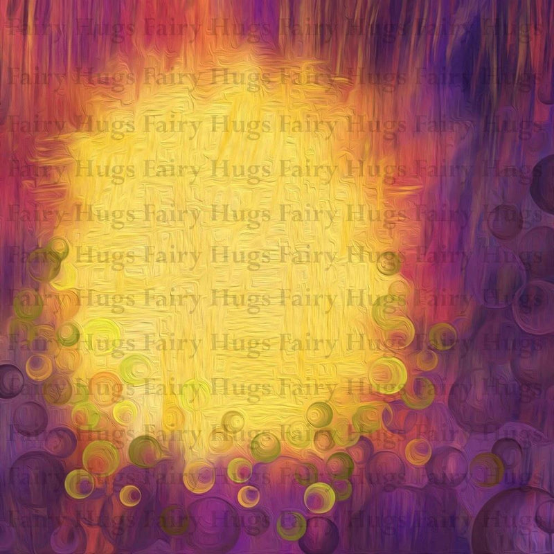 Fairy Hugs Single-Sided Fairy-Scapes 6"x 6" 6 pack - Sea Cavern*