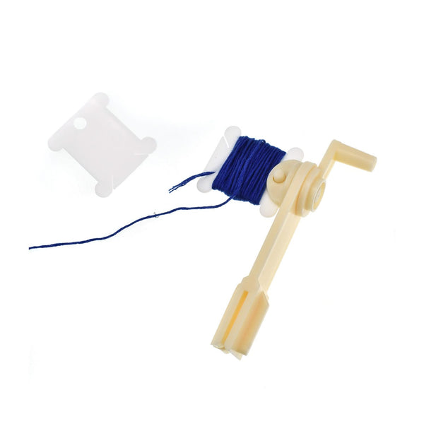 Poppy Crafts Floss Bobbins Plastic Storage Box w/ Bobbins & Winder