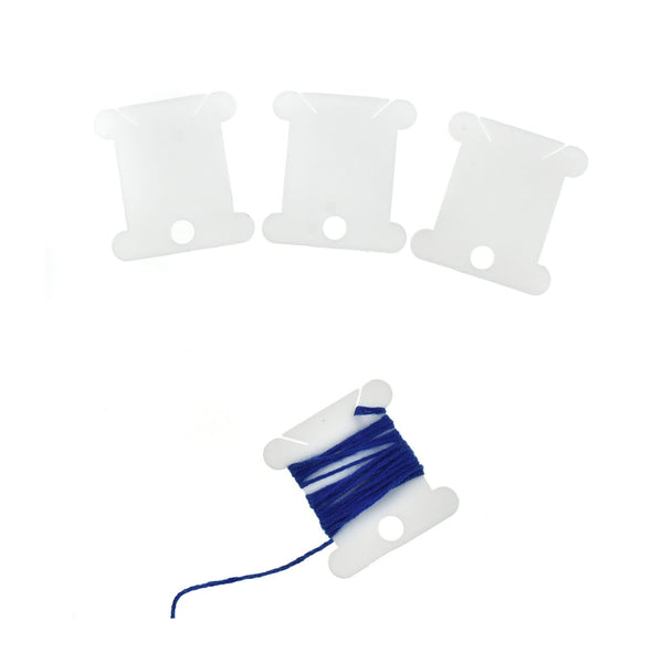 Poppy Crafts Floss Bobbins Plastic Storage Box w/ Bobbins & Winder