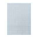 Rectangular tile with a grid pattern on a white background